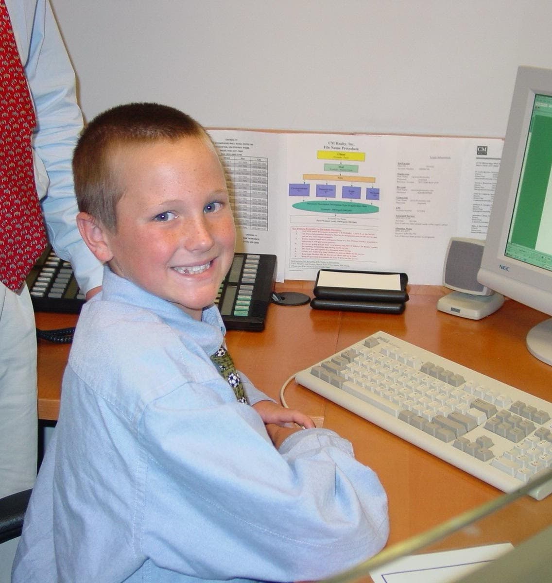 Charlie as a child in the East Bay