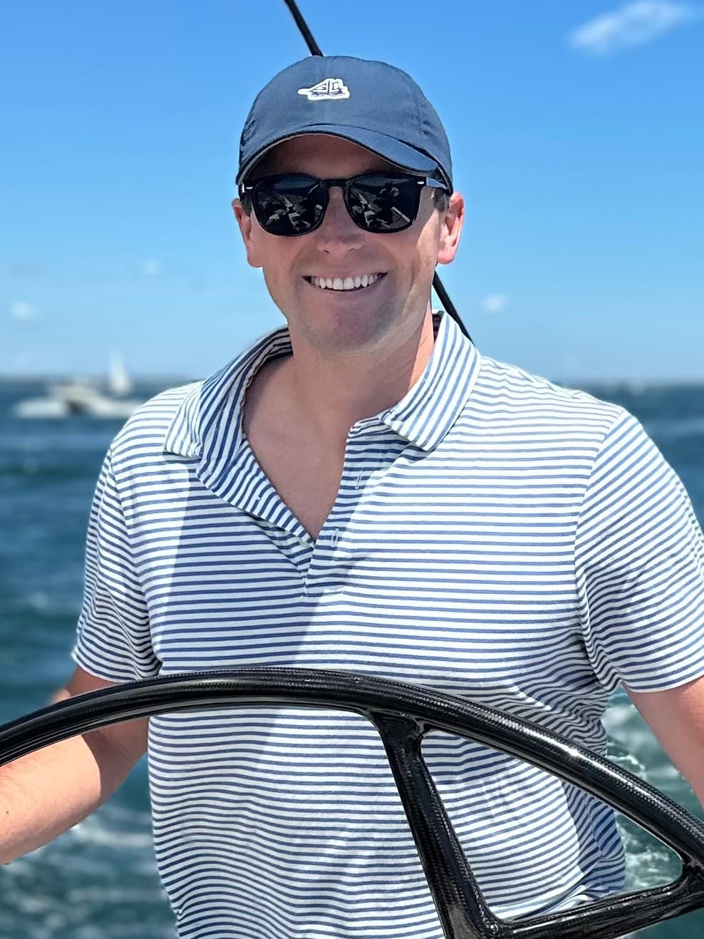 Charlie Wiser at the helm